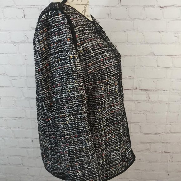 Lafayette 148 New York Women's Boucle Knit Jacket - Picture 3 of 10